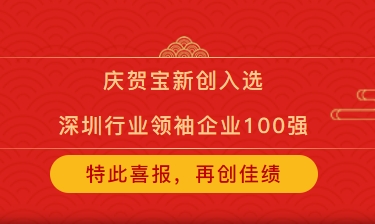 喜報(bào)|寶新創(chuàng)榮登“2023深圳行業(yè)領(lǐng)袖企業(yè)100強(qiáng)”榜單