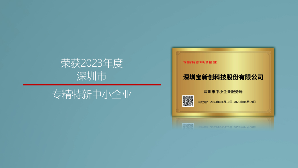 2023-深圳市專精特新中小企業(yè)